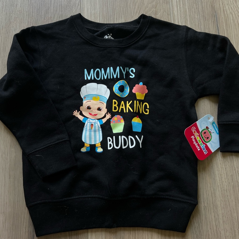 Black Mommy's Baking Buddy Sweatshirt